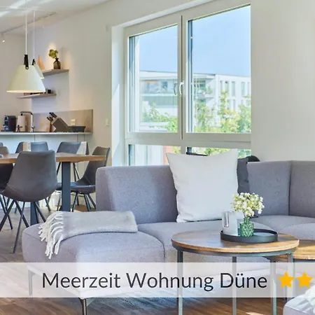 Apartment Haus Meerzeit, Duene, 250 M Vom Strand, Hunde Willkommen