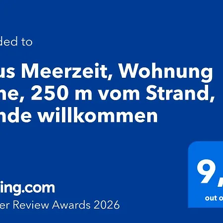 Haus Meerzeit, Duene, 250 M Vom Strand, Hunde Willkommen * Lubeck